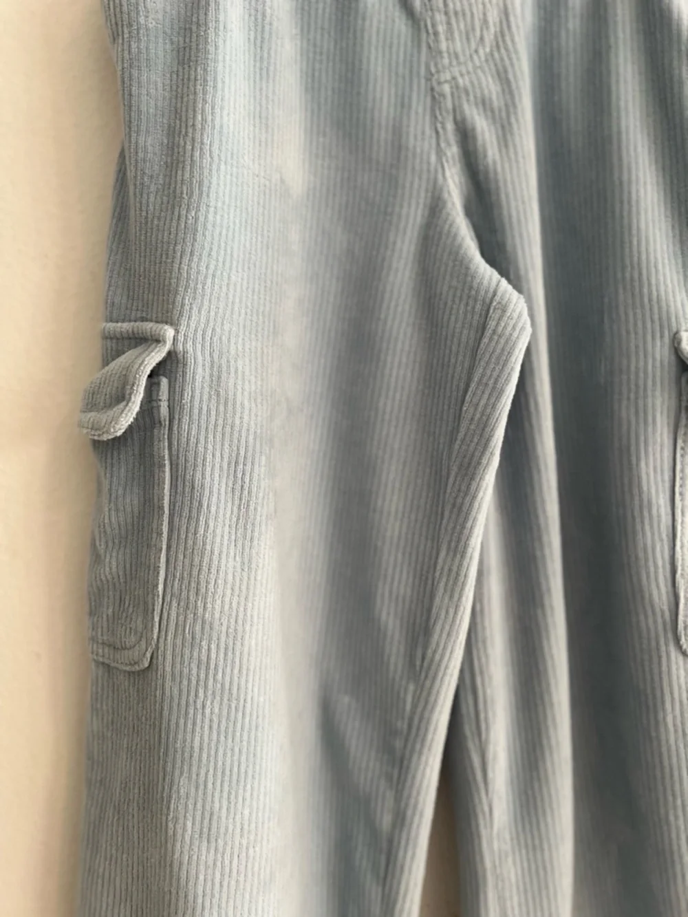 Cat & Jack Light Blue Corduroy Cargo Joggers - Picture 3 of 10